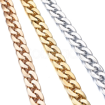 Handmade Plastic Curb Chains AJEW-FW0001-01-1