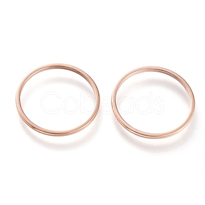 304 Stainless Steel Plain Band Rings RJEW-B0006-7-02RG-1