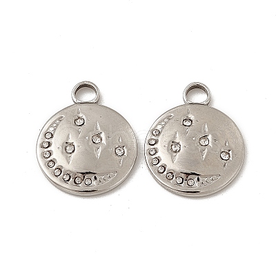 201 Stainless Steel Pendants STAS-J401-VC586-1