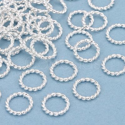Brass Soldered Closed Jump Rings KK-K253-15B-03S-1