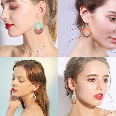 DIY Dangle Earring Making DIY-SC0010-51P-1