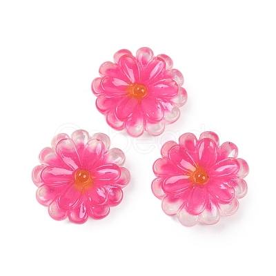 Flower Series Resin Cabochons CRES-Q008-01A-1