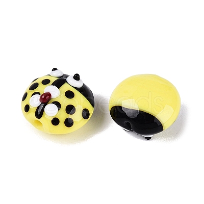 Handmade Bumpy Lampwork Beads LAMP-Q039-15F-1