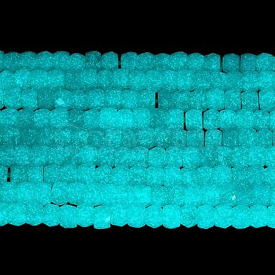 Synthetic Luminous Stone Beads Strands G-C086-01A-07-1
