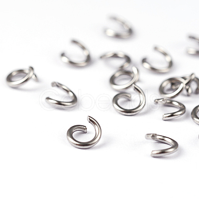 Tarnish Resistant 304 Stainless Steel Open Jump Rings LS-STAS-L176-25-1