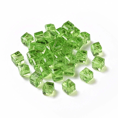 Imitation Austrian Crystal Beads SWAR-F069-6x6mm-15-1