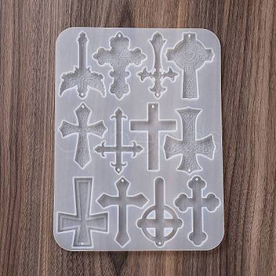 DIY Cross Pendant Silicone Molds LS-DIY-E057-02-1