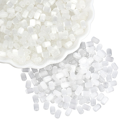 600Pcs Drawbench Style Glass Seed Beads SEED-PA0001-25B-1