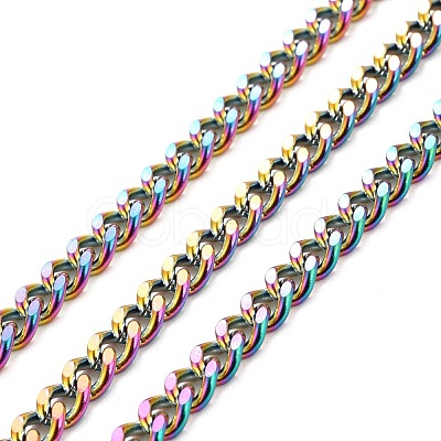 PVD Vacuum Plating 304 Stainless Steel Cuban Link Chains CHS-K016-03C-MC-1