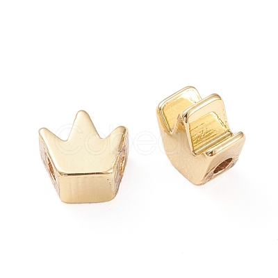 Brass Beads KK-K241-07G-1