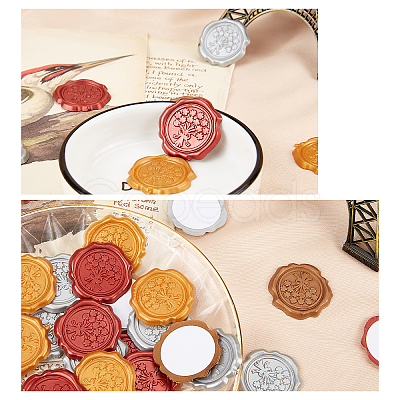 Adhesive Wax Seal Stickers DIY-WH0201-08A-1