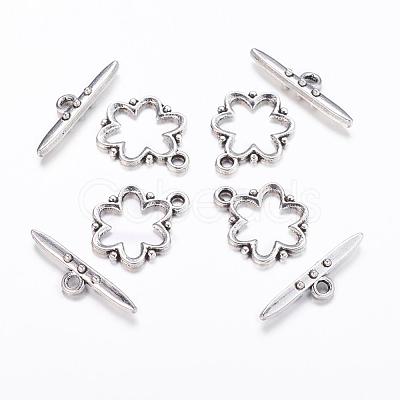 Alloy Toggle Clasps EA777Y-AS-NR-1