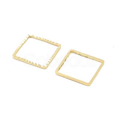 Brass Beads Frames KK-M288-01G-D-1