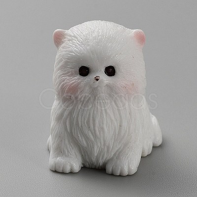 Resin Dog Figurines Ornament DJEW-TAC0007-01J-1