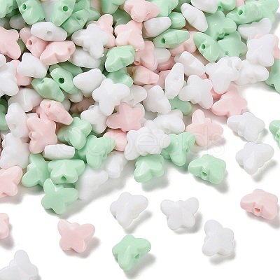 Opaque Acrylic Beads SACR-D009-02A-1