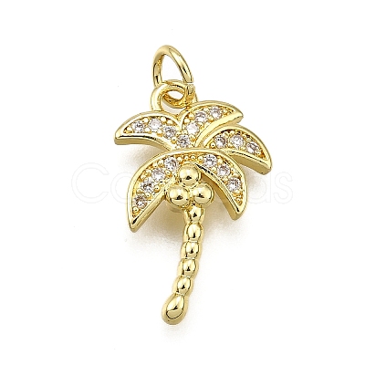 Brass Micro Pave Cubic Zirconia Pendants LS-KK-Z100-02G-1