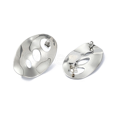 Non-Tarnish 304 Stainless Steel Stud Earring Findings STAS-L024-005P-01-1