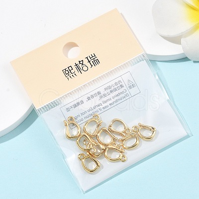 SHEGRACE Brass Fold Over Clasps XGR0145G-162G-1