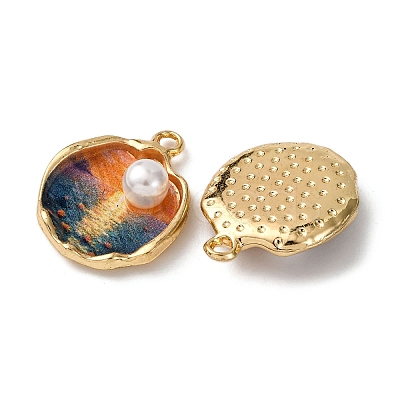 Printed Alloy Pendants ENAM-B028-25KCG-1