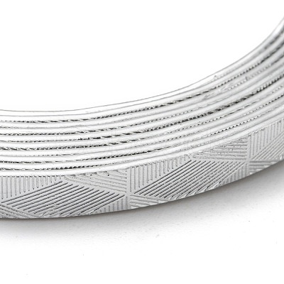 Textured Aluminum Wire X-AW-R008-2m-01-1