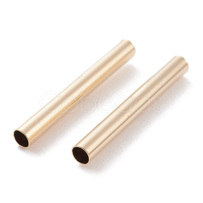 Brass Tube Beads KK-Y003-73G-G-1