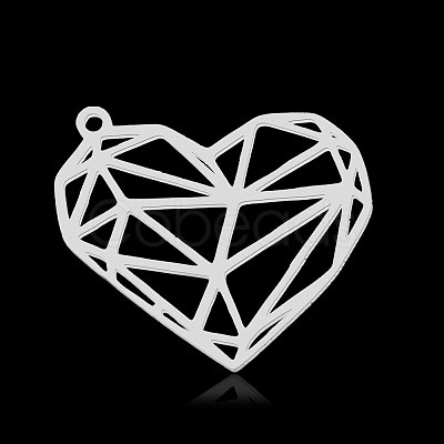 Non-Tarnish 201 Stainless Steel Pendants STAS-N090-LA872-1-1