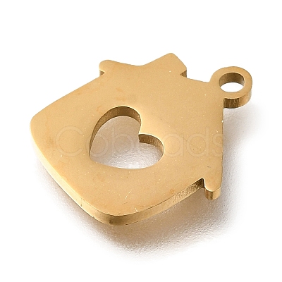 201 Stainless Steel Pendants STAS-R136-14G-1