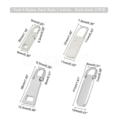 Zinc Alloy Replacement pull-tab Accessories PALLOY-PH0001-68-1