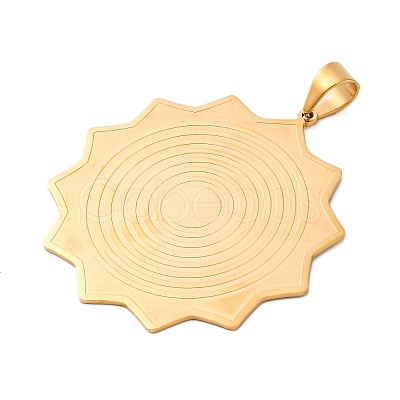 304 Stainless Steel Big Pendants STAS-U043-07A-G-1