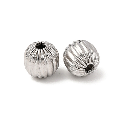 Textured 304 Stainless Steel Beads STAS-I358-11P-04-1