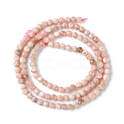 Natural Argentina Rhodochrosite Beads Strands G-F748-S01-1