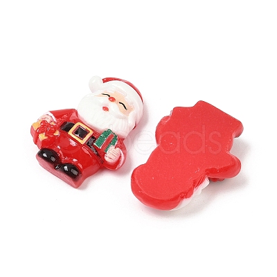 Christmas Opaque Resin Cabochons CRES-Z015-01C-1