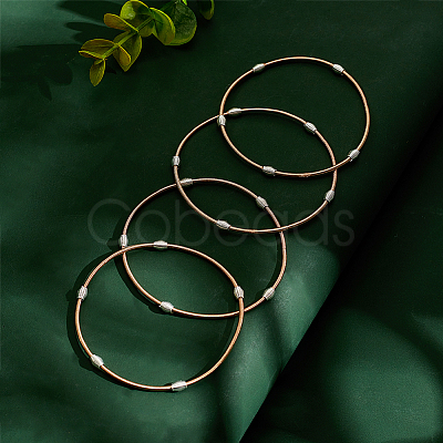 12Pcs Spring Bracelets Set BJEW-BC0001-13KCG-1