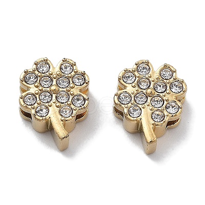PVD Vacuum Plating 304 Stainless Steel Crystal Rhinestone Beads SATS-R130-02G-01-1