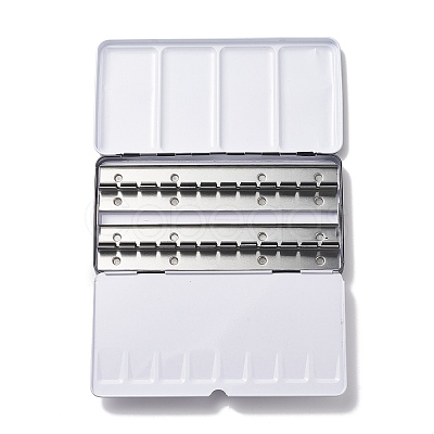(Defective Closeout Sale: Scratch & Pit)Iron Watercolor Oil Storage Box TOOL-XCP0001-66-1