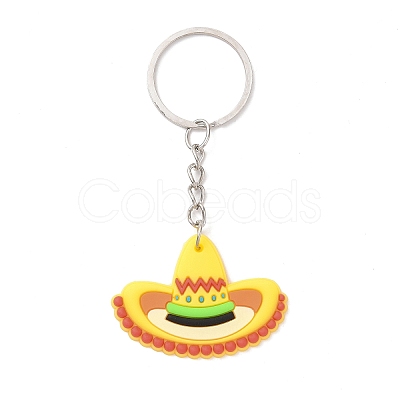 Cartoon PVC Plastic Keychain KEYC-F035-01B-1