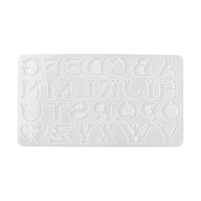 Letter A~Z & Heart DIY Silicone Pendant Molds SIMO-G010-09-1