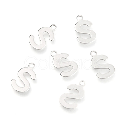 Non-Tarnish 201 Stainless Steel Charms STAS-C021-06P-S-1