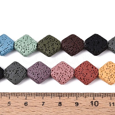 Natural Lava Rock Beads Strands G-N257-20A-01-1