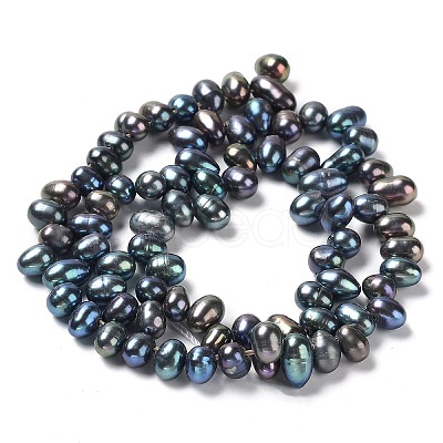 Natural Cultured Freshwater Pearl Beads Strands PEAR-J007-87-1