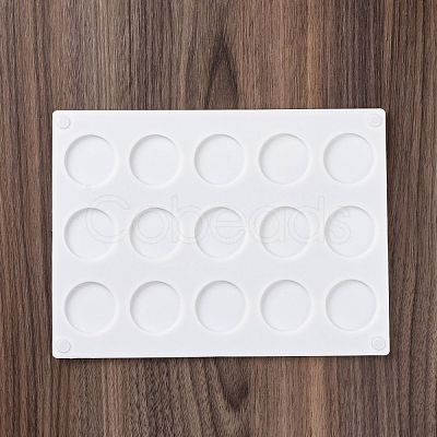 DIY Flat Round Wax Seal Stamp Silicone Mats AJEW-A038-01-1