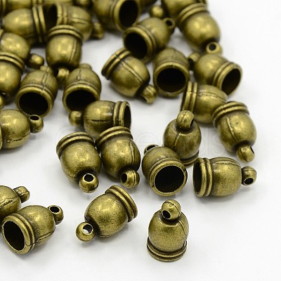 Tibetan Style Cord Ends TIBE-4736-AB-FF-1