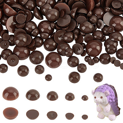 5 Style Craft Resin Doll Eyes Cabochons DOLL-PH0001-22-1