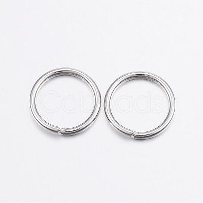 Tarnish Resistant 304 Stainless Steel Open Jump Rings STAS-P151-01-1