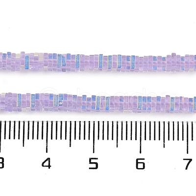 Electroplate Glass Beads Strands GLAA-B023-01A-06-1