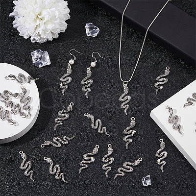 30Pcs Tibetan Style Alloy Pendants FIND-DC0007-29-1