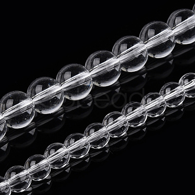 Transparent Glass Beads Strands X-GLAA-T032-T6mm-13-1