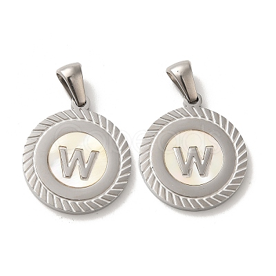 304 Stainless Steel Pendants STAS-I204-W-P-1