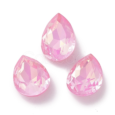 Glass Rhinestone Cabochons RGLA-G020-06A-123AM-1