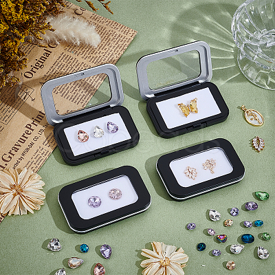 ABS Plastic Loose Diamond Storage Boxes with Visible Window Lid AJEW-WH0609-746A-02-1